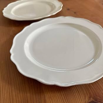 石川隆児　さん　フラワーリムプレート白　2枚　新品未使用 Amazon.co.jp: 期間限定 石川隆児さんフラワーリムプレート ホワイト